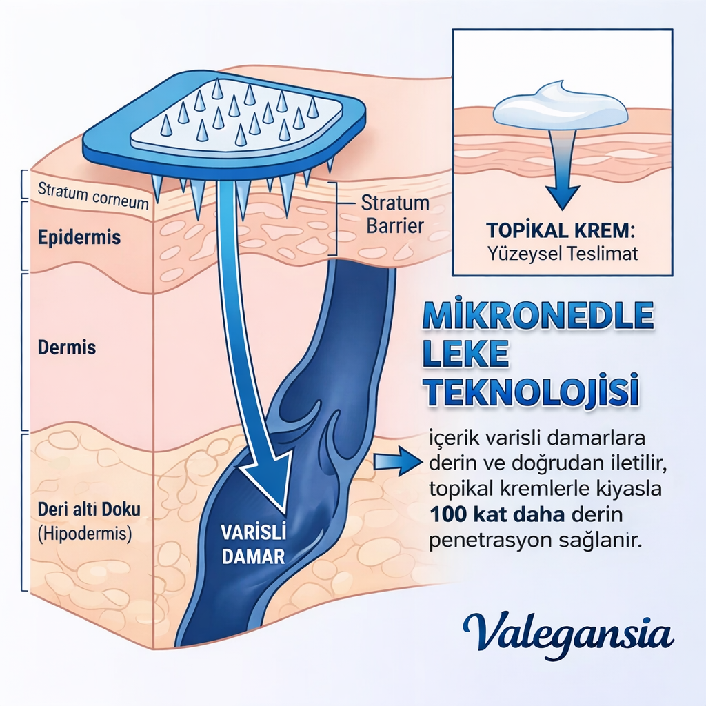 VALEGANSIA® Mikroiğneli Varis Bakım Bandı